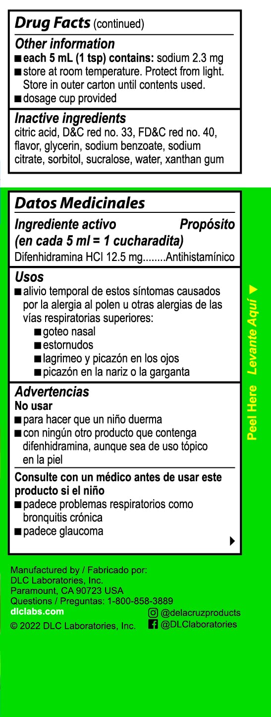 Bactimicina Children’s Liquid - Kids Medicine - Ages 6 and Over - Sweet Cherry Flavor - 4 Fl OZ - Image 3