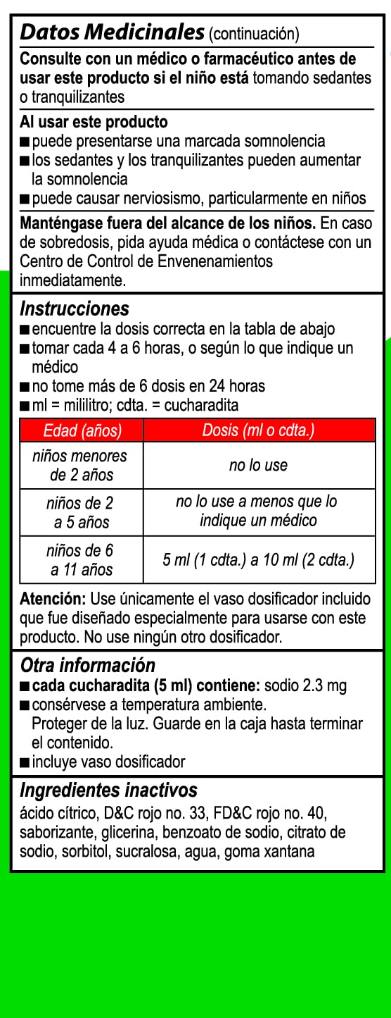 Bactimicina Children’s Liquid - Kids Medicine - Ages 6 and Over - Sweet Cherry Flavor - 4 Fl OZ - Image 4