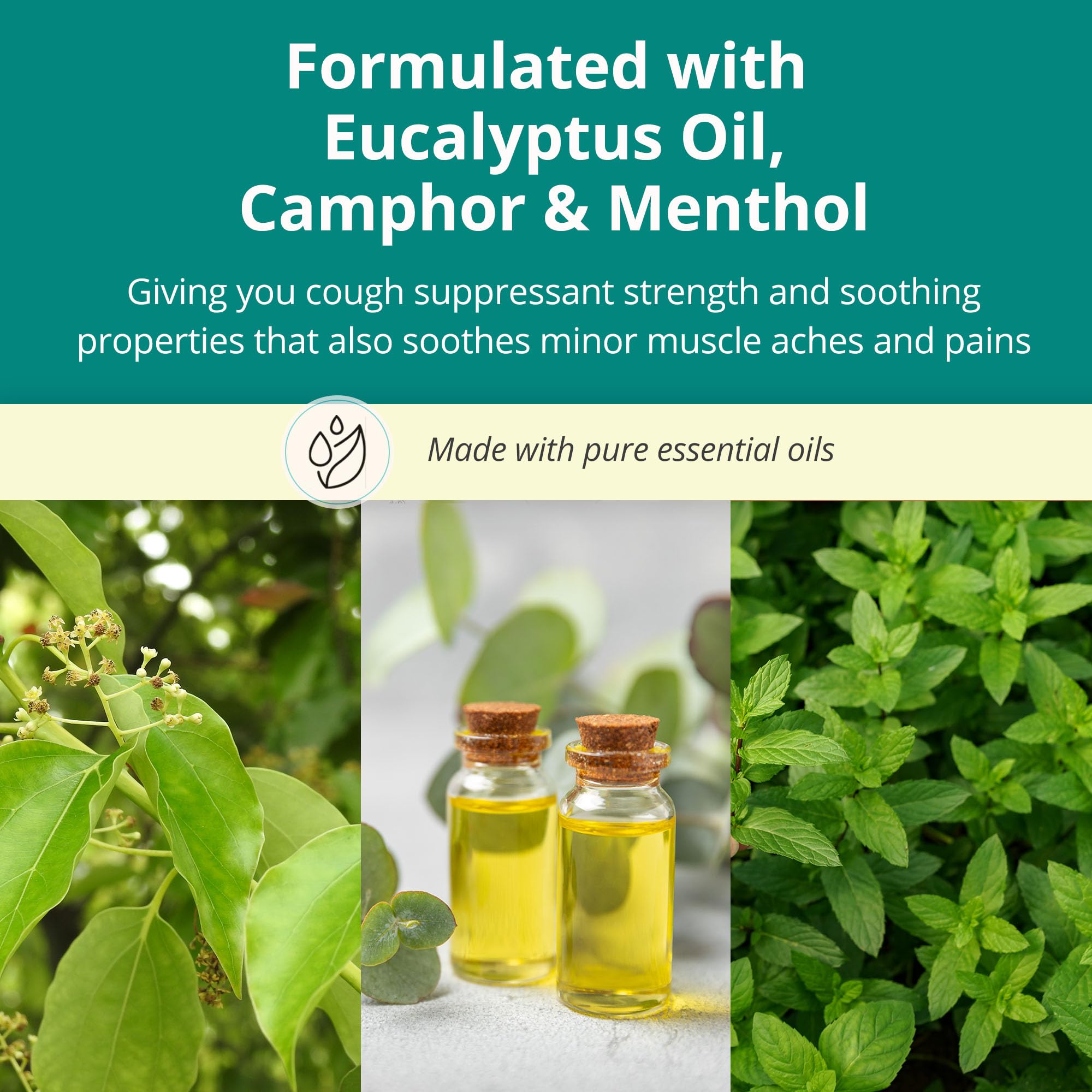 Bactimicina Vapor Rub - Chest Rub for Kids and Adults - Multi Symptom Cough Suppressant and Topical Analgesic - Ages 2 and Up - 2 Fl OZ - Image 3