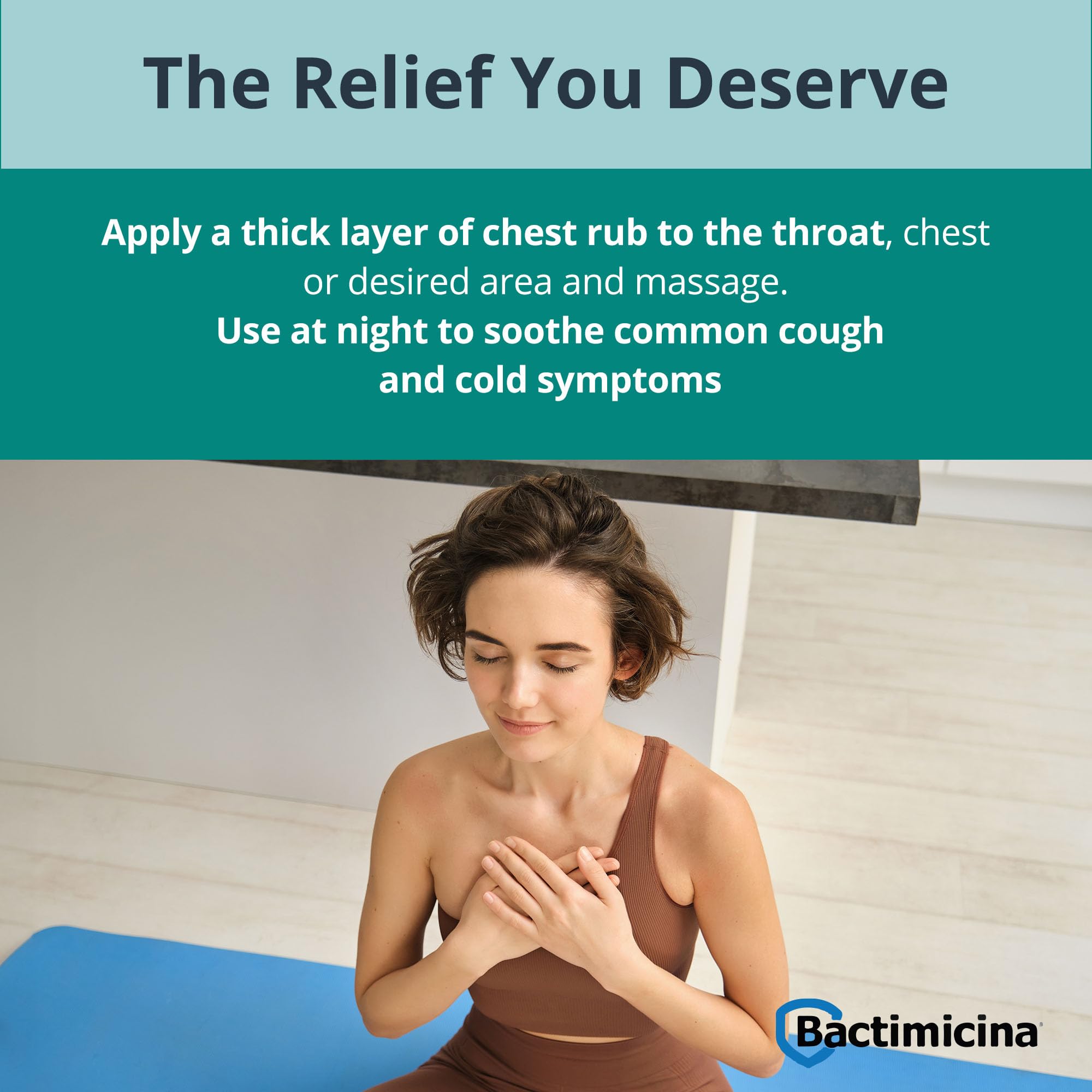 Bactimicina Vapor Rub - Chest Rub for Kids and Adults - Multi Symptom Cough Suppressant and Topical Analgesic - Ages 2 and Up - 2 Fl OZ - Image 6