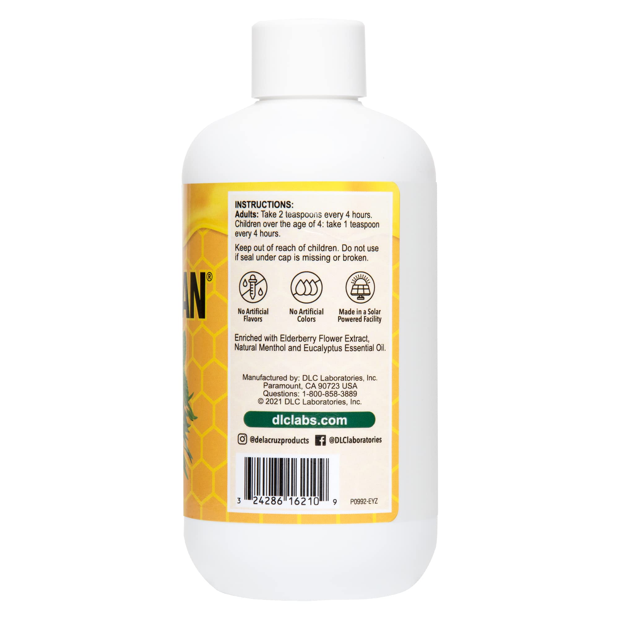 Broncosan Honey Syrup with Natural Herbal Extracts and Propolis - 11.4 Fl OZ - Image 8