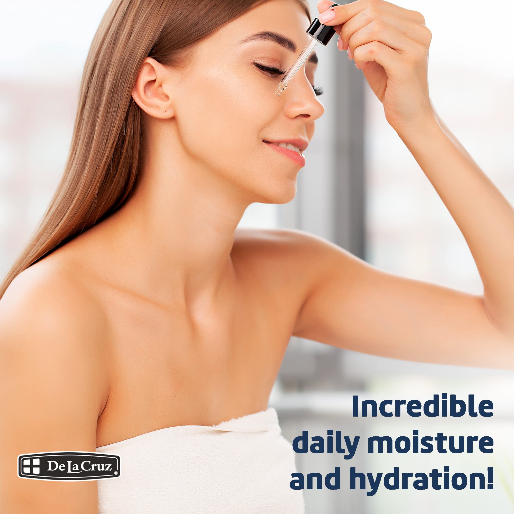 De La Cruz 100% Argan Oil of Morocco - Pure Cold-Pressed Virgin Moroccan Argan Oil for Hair and Skin - 1 FL OZ - Image 8