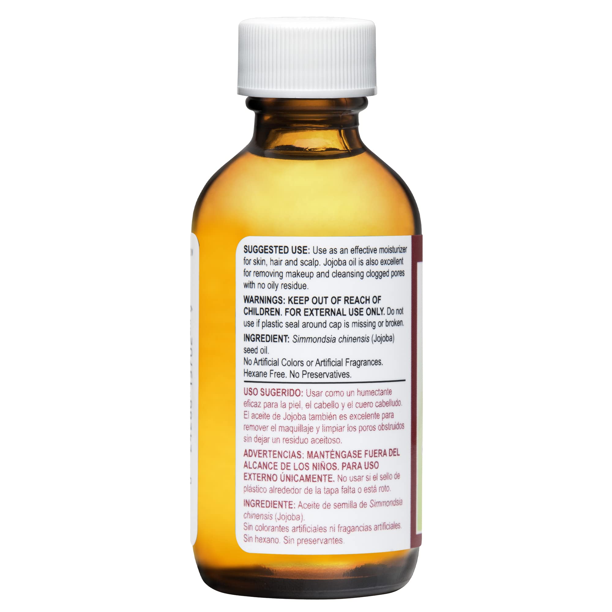 De La Cruz 100% Pure Cold-Pressed Golden Jojoba Oil - Organic Jojoba Oil for Hair and Skin - 2 FL OZ - 59 mL - Image 9