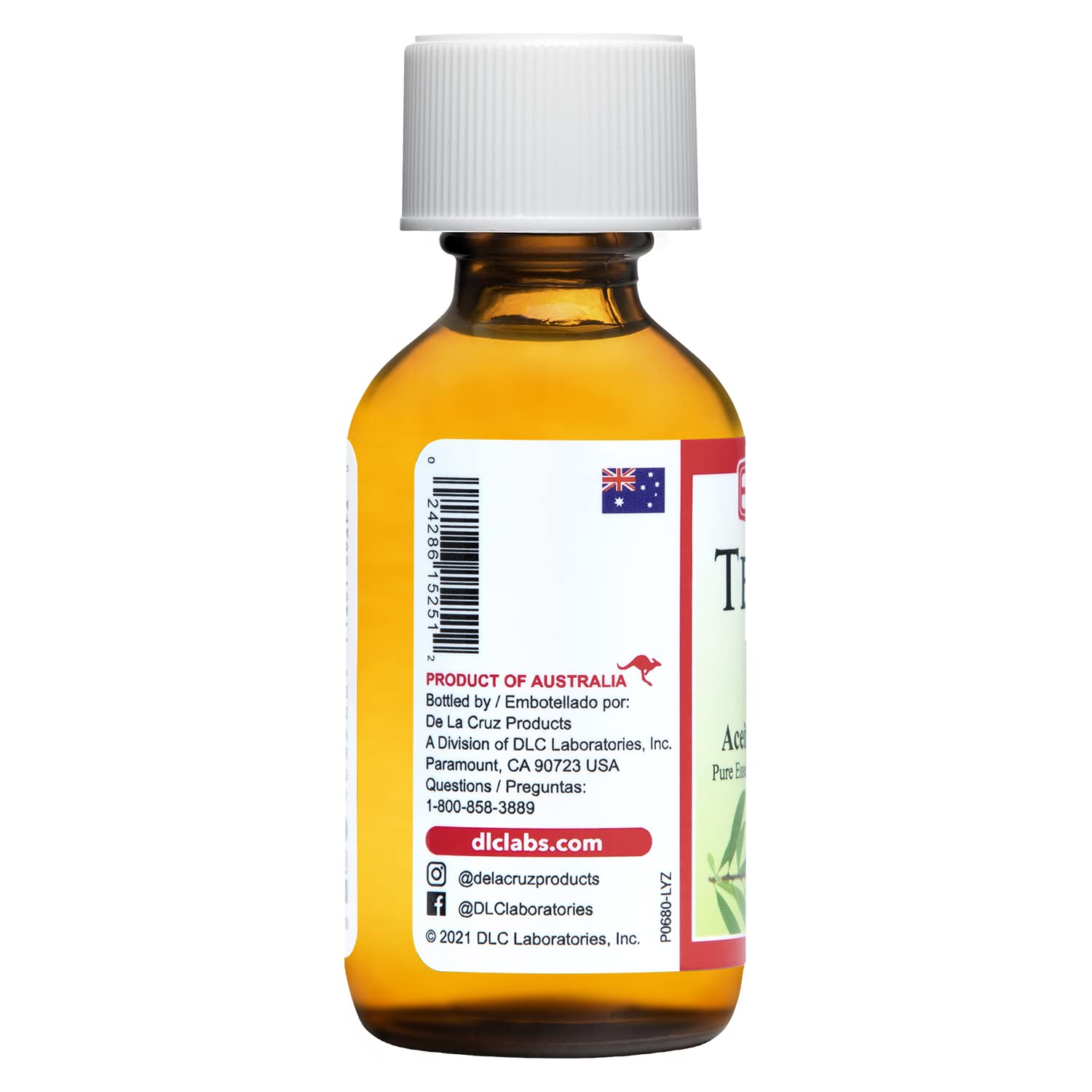 De La Cruz 100% Pure Tea Tree Essential Oil from Australia - Steam Distilled for Aromatherapy - 1 FL OZ (30 mL) - Image 8