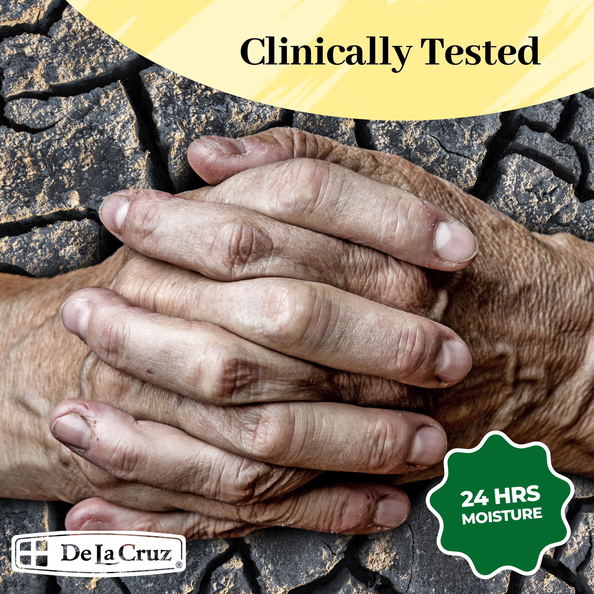 De La Cruz Arnica Salve Foot Care Cream for Dry Cracked Heels & Feet, Skin Care, Hand Salve, 24 Hour Moisture Balm, JUMBO 5.5 OZ - Image 5