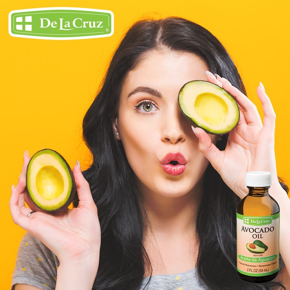 De La Cruz - Avocado Oil, Argan Oil and Jojoba Oil Bundle - 100% Pure and Natural Oils for Hair and Skin - 3 Bottles - 2 Fl OZ Each - Image 4