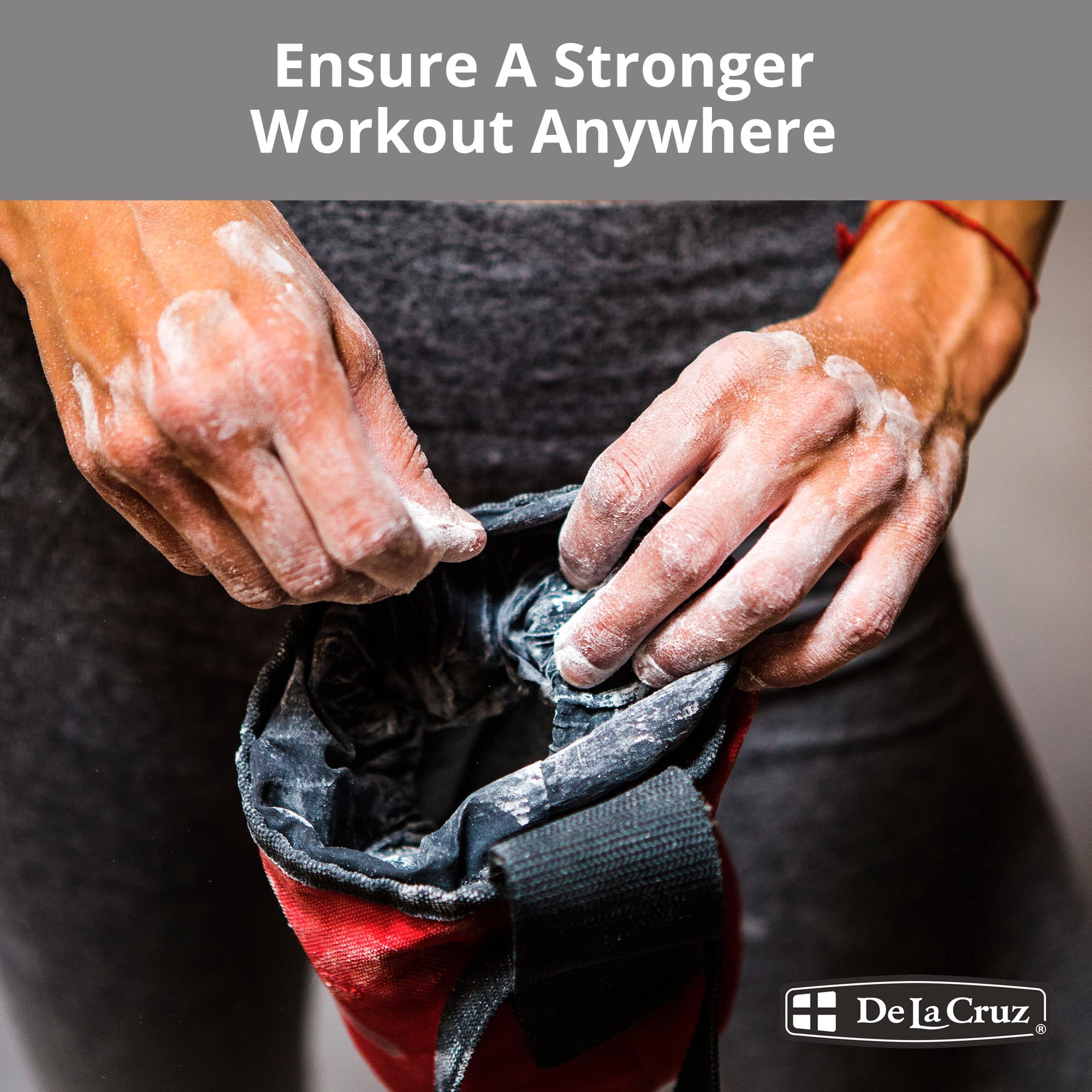 De La Cruz Magnesium Carbonate Gym Chalk - Weightlifting, Gymnastics and Rock Climbing Chalk - Image 5