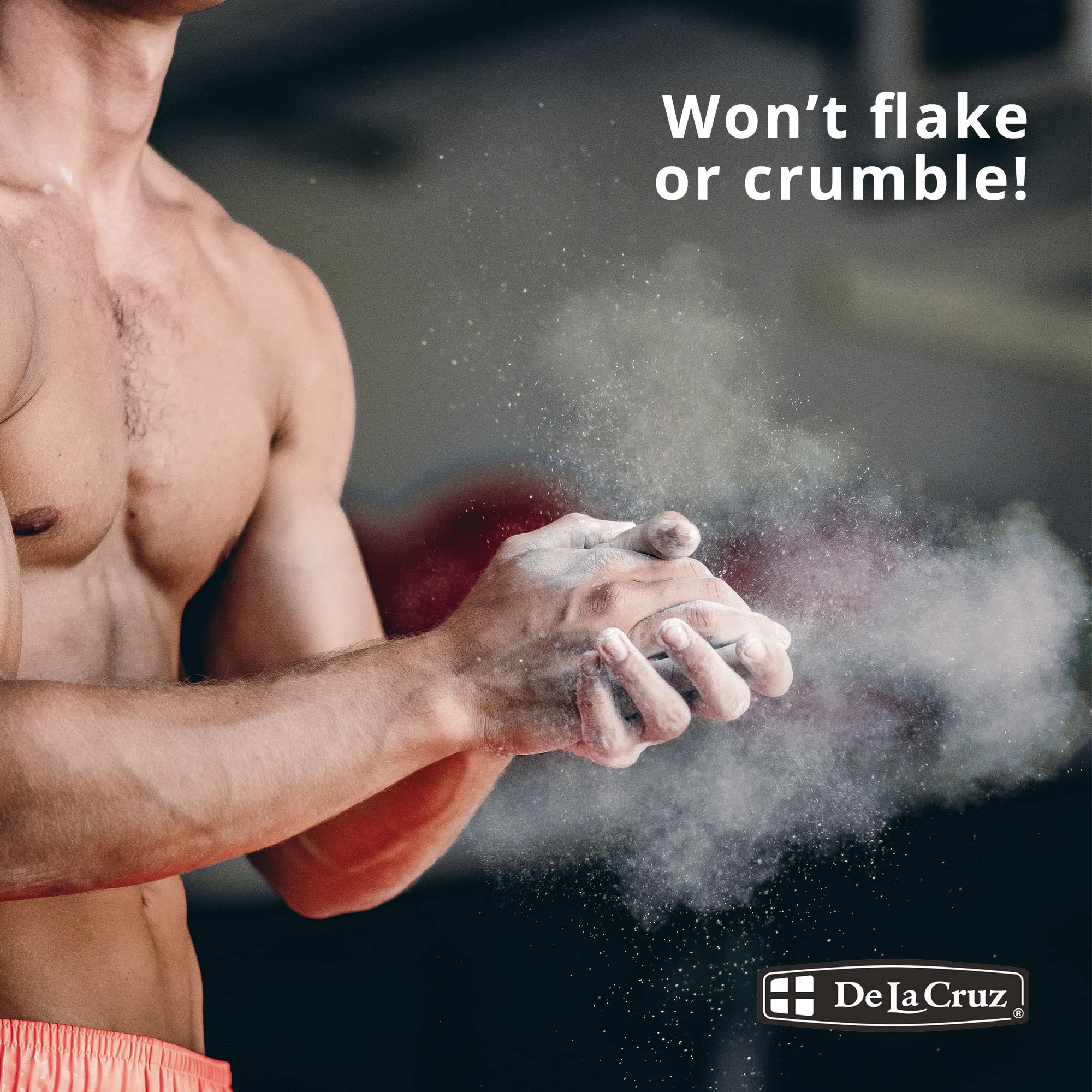 De La Cruz Magnesium Carbonate Gym Chalk - Weightlifting, Gymnastics and Rock Climbing Chalk - Image 6