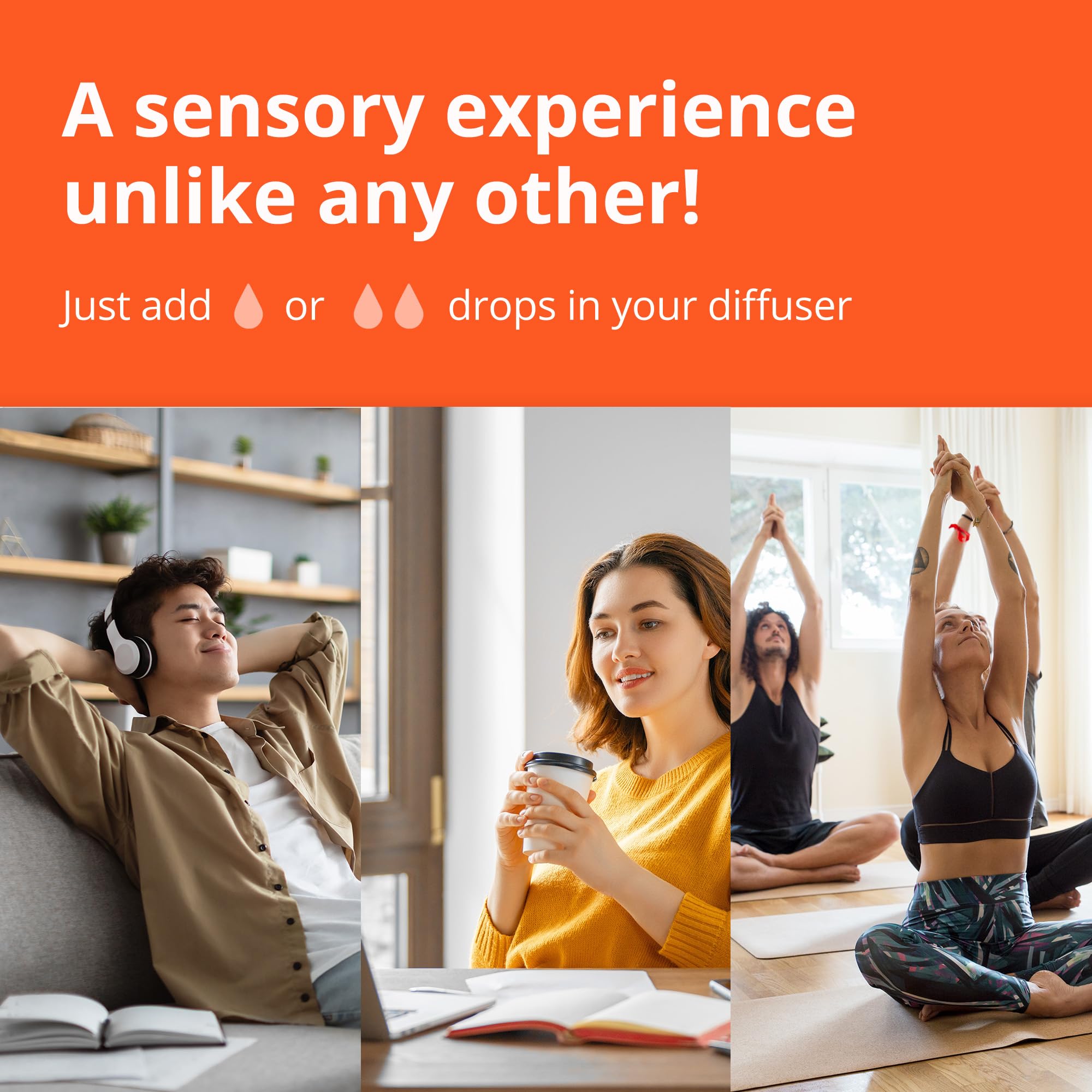 De La Cruz Pure Orange Oil - 100% Pure Cold Pressed Orange Essential Oil for Diffuser - 2 Fl OZ (1 Bottle) - Image 5