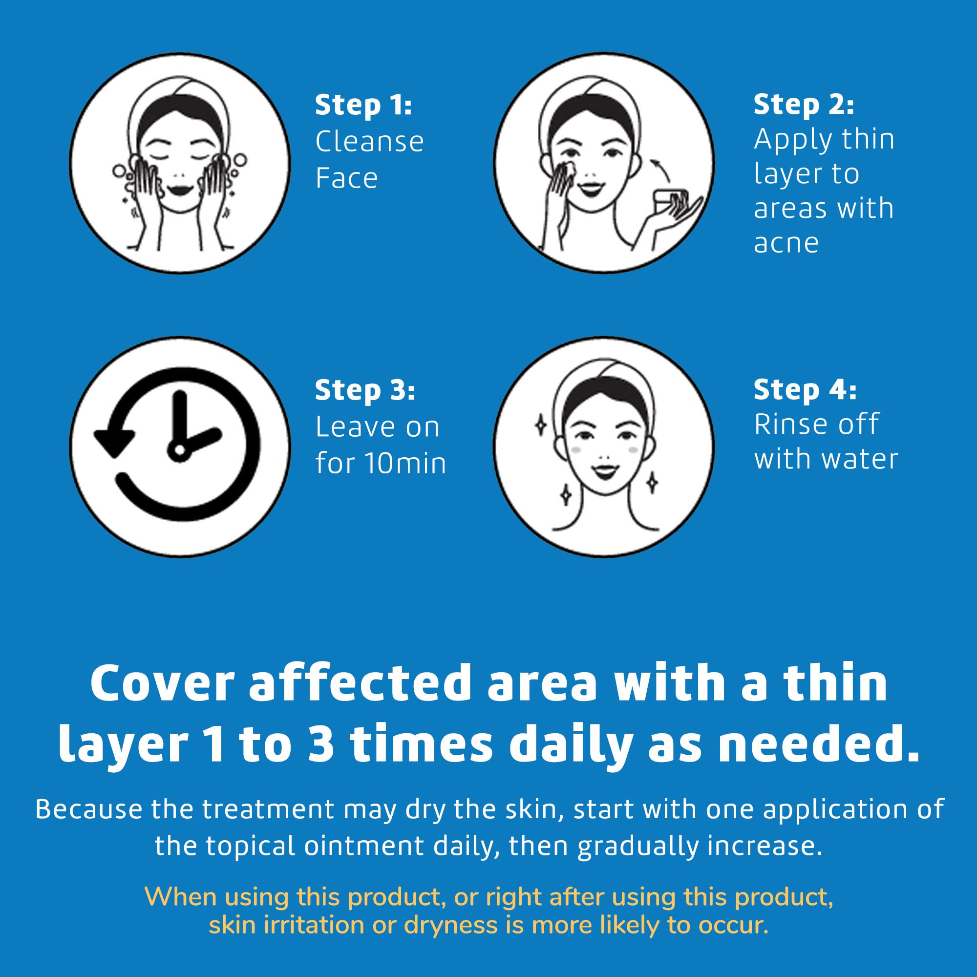 De La Cruz Sulfur Ointment - Cystic Acne Treatment for Face and Body - Daily 10 Min Spot Treatment Mask - Safe and Effective Game Changing Hormonal Acne Treatment that Clears Up Pimples - 2.6 OZ Tube - Image 5