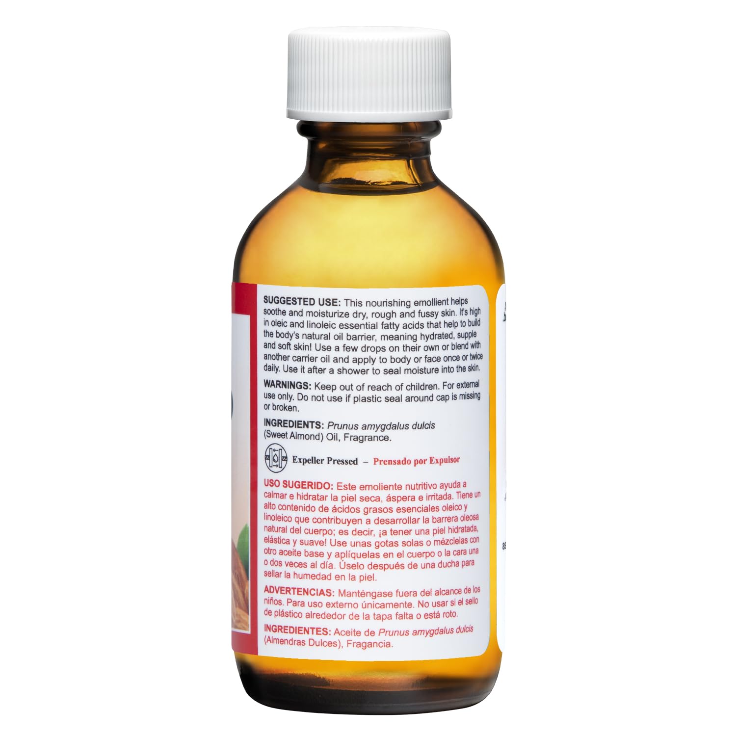 De La Cruz Sweet Almond, Castor and Avocado Oils Bundle - Expeller-Pressed Pure and Natural Oils for Hair and Skin - 3 Bottles - 2 Fl OZ Each - Image 7