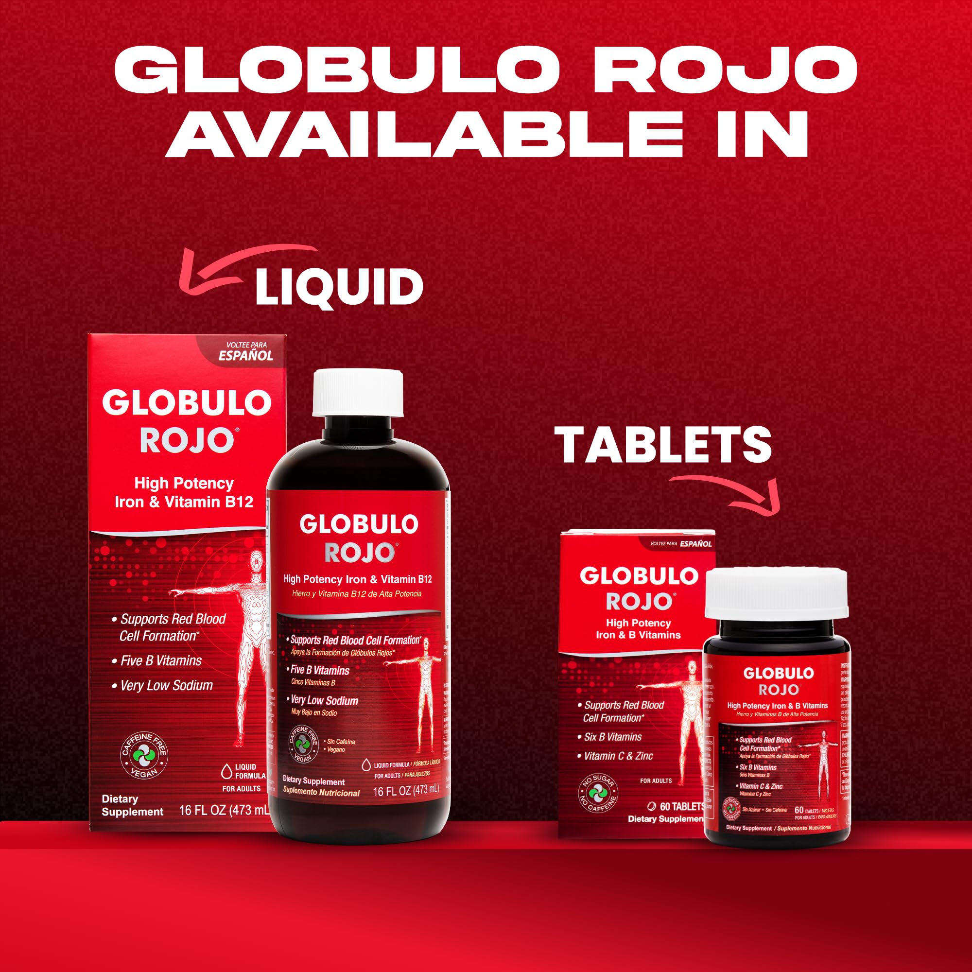 Globulo Rojo Iron Supplement - Liquid Dietary Supplement with High Potency Iron & B Vitamins (Vegan) (16 Fl Oz (Pack of 1)) - Image 7